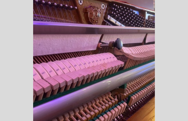 Reid Sohn Satin Cherry SU110 Upright Piano, Used - All Inclusive Premium Package (SN:IRL00293) - Image 6